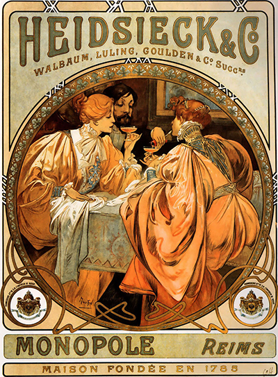 Heidsieck & Co Alphonse Mucha